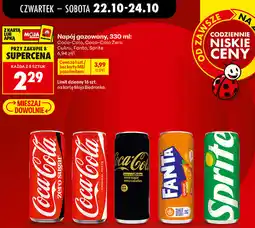 Biedronka Napój gazowany Coca-Cola, Coca-Cola Zero, Fanta, Sprite oferta