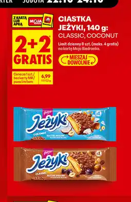 Biedronka Ciastka Jeżyki Classic, Coconut oferta