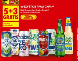 Biedronka Wszystkie piwa 0,0% oferta