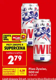 Biedronka Piwo Żywiec oferta