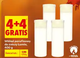 Biedronka Wkład parafinowy do zniczy Lumia oferta