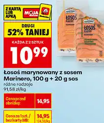 Biedronka Łosoś marynowany z sosem Marinero, 100 g + 20 g sos oferta