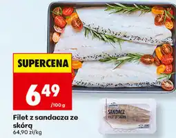 Biedronka Filet z sandacza ze skórą Marinero oferta