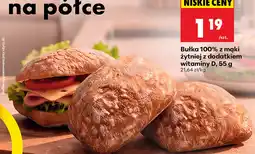 Biedronka Bułka 100% z mąki żytniej z dodatkiem witaminy D oferta