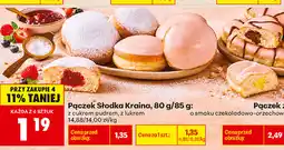 Biedronka Pączek z cukrem pudrem lub lukrem Słodka Kraina oferta