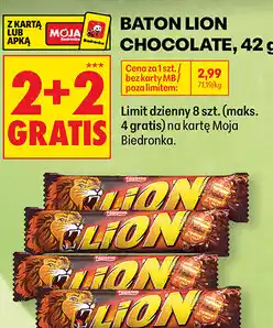 Biedronka Baton Lion Chocolate oferta