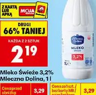 Biedronka Mleko Świeże 3,2% Mleczna Dolina oferta