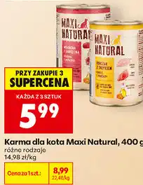 Biedronka Karma dla kota Maxi Natural oferta