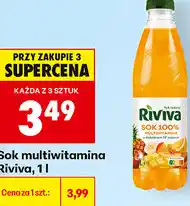 Biedronka Sok multiwitamina Riviva oferta