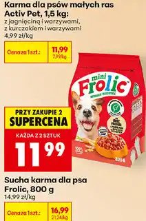 Biedronka Sucha karma dla psa Frolic oferta