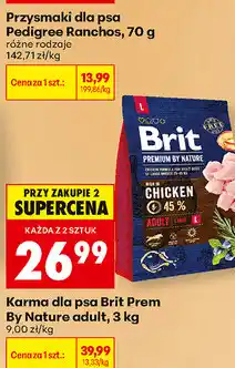 Biedronka Karma dla psa Brit Prem By Nature adult oferta