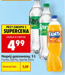 Biedronka Napój gazowany Fanta, Sprite, Sprite Zero oferta
