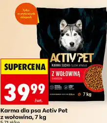 Biedronka Karma dla psa Activ Pet z wołowiną oferta