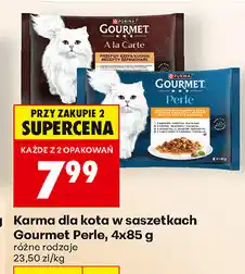 Biedronka Karma dla kota w saszetkach Gourmet Perle oferta