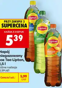 Biedronka Napój niegazowany Ice Tea Lipton oferta