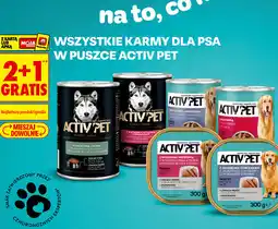 Biedronka Wszystkie karmy dla psa w puszce Activ'Pet oferta