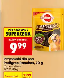 Biedronka Przysmaki dla psa Pedigree Ranchos oferta