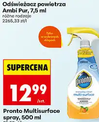 Biedronka Pronto Multisurface spray oferta