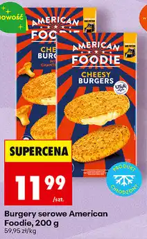Biedronka Burgery serowe American Foodie oferta