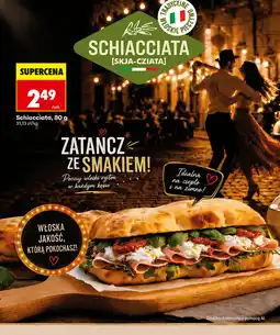 Biedronka Włoskie pieczywo Schiacciata oferta