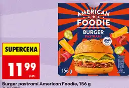 Biedronka Burger pastrami American Foodie oferta