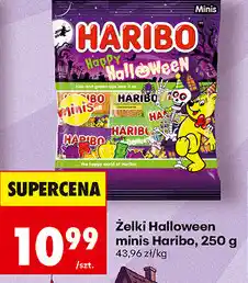 Biedronka Żelki Halloween minis Haribo oferta