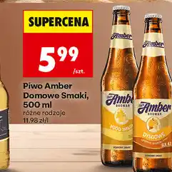 Biedronka Piwo Amber Domowe Smaki oferta