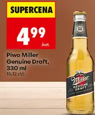 Biedronka Piwo Miller Genuine Draft oferta