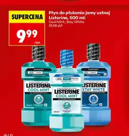 Biedronka Płyn do płukania jamy ustnej Listerine Cool Mint oferta