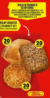 Biedronka Bułka grahamka ze słonecznikiem długa fermentacja oferta