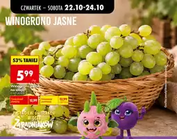 Biedronka Winogrona jasne oferta
