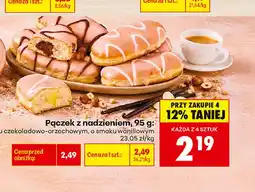 Biedronka Pączek z nadzieniem o smaku czekoladowo-orzechowym oferta