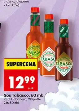 Biedronka Sos Tabasco Red oferta