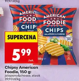 Biedronka Chipsy American Foodie jalapeno & cheese oferta