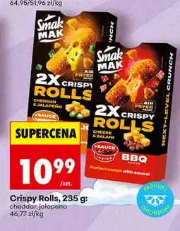 Biedronka Crispy Rolls cheddar SmakMak oferta