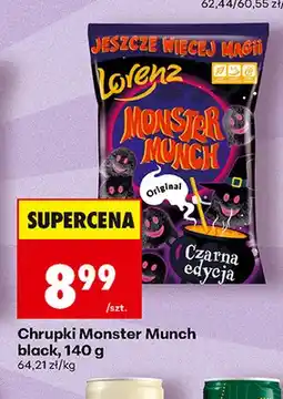 Biedronka Chrupki Monster Munch black Lorenz oferta