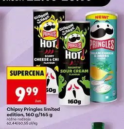 Biedronka Chipsy Pringles limited edition Hot Scary Cheese & Chili oferta