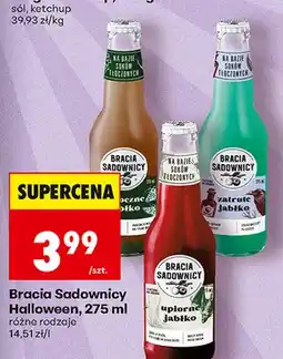 Biedronka Napój Bracia Sadownicy Halloween mroczne jabłko oferta