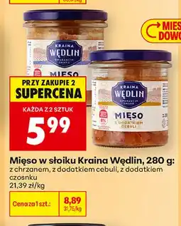 Biedronka Mięso w słoiku z chrzanem Kraina Wędlin oferta