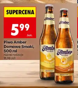 Biedronka Piwo Amber Domowe Smaki Miód Imbir oferta