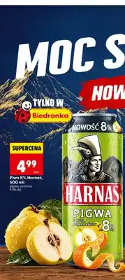 Biedronka Piwo 8% Harnaś pigwa oferta