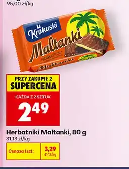 Biedronka Herbatniki Maltanki Krakuski oferta