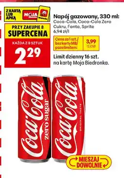 Biedronka Napój gazowany Coca-Cola oferta