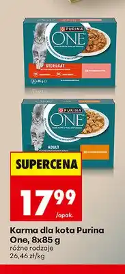 Biedronka Karma dla kota Purina One Sterilcat 8-pak oferta