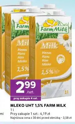 Stokrotka Mleko UHT Farm Milk 1,5% oferta