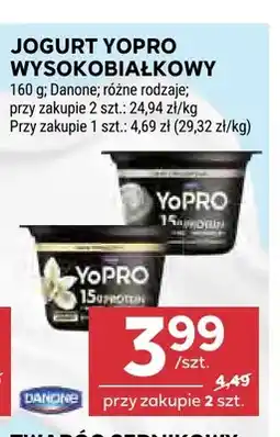 Stokrotka Jogurt YoPro wysokobiałkowy Danone oferta