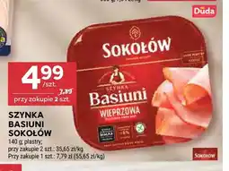 Stokrotka Szynka Basiuni wieprzowa Sokołów w plastrach oferta