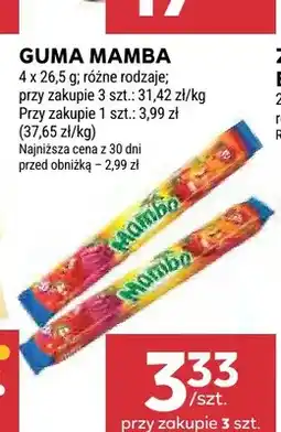 Stokrotka Guma Mamba 4-pak oferta