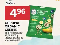 Stokrotka Chrupki Gerber Organic Banan oferta