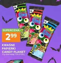 Stokrotka Kwaśne papierki Candy Planet Sour King jabłko oferta